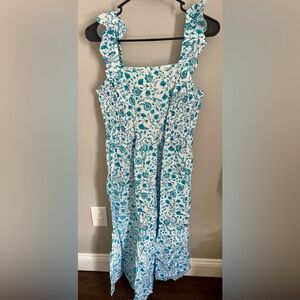 Draper James Blue Floral Dress